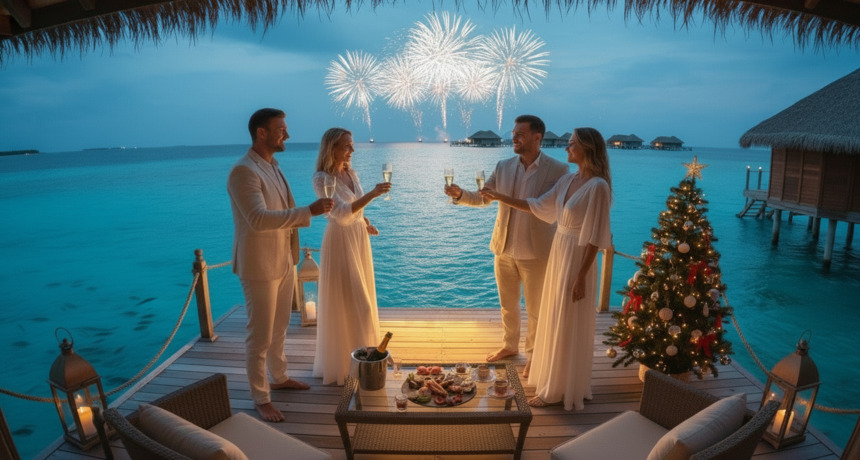 Россияне планируют встречать Новый год на Мальдивах