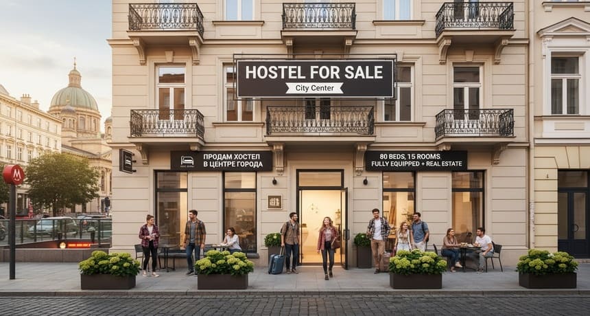 Продам хостел в центре города!