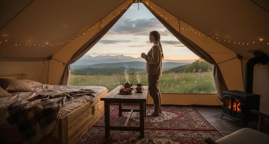 Глэмпинг на юге России 一 подальше от суеты