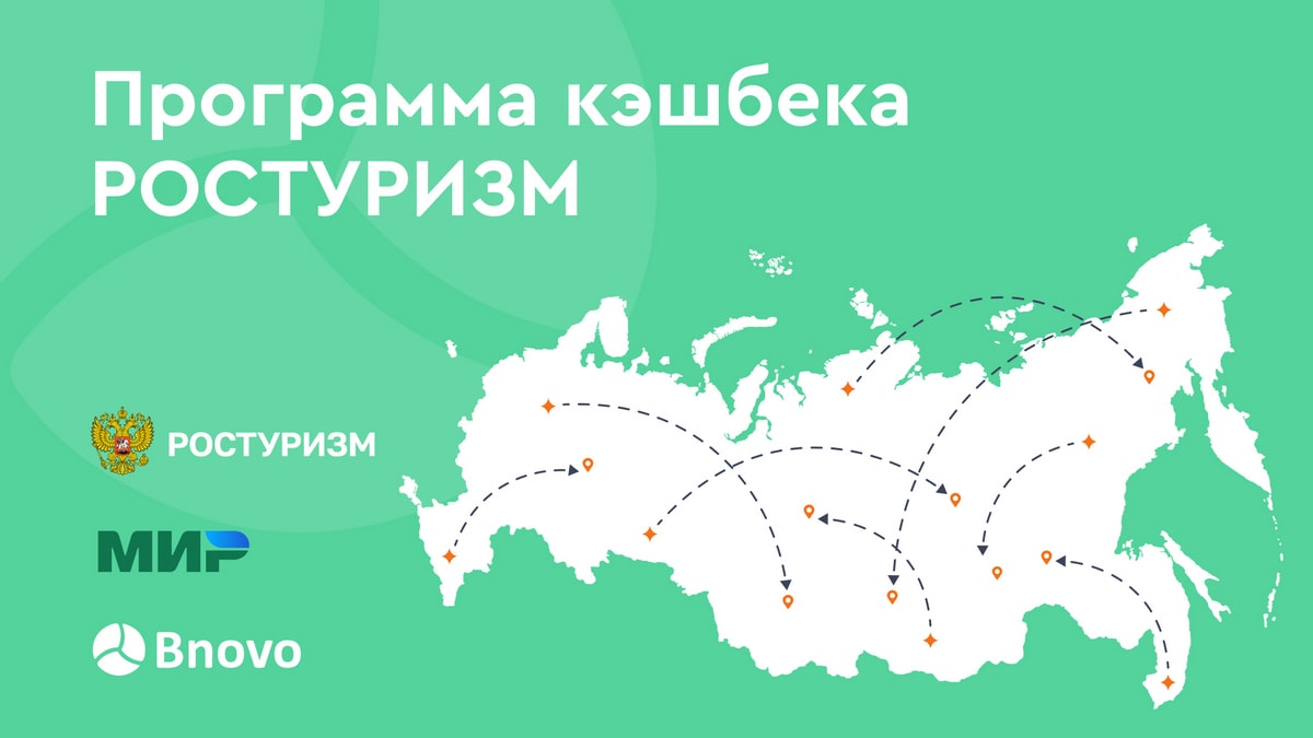 5-й поток программы туристического кешбэка от Ростуризма совместно с платежной системой МИР (АО «НСПК»)