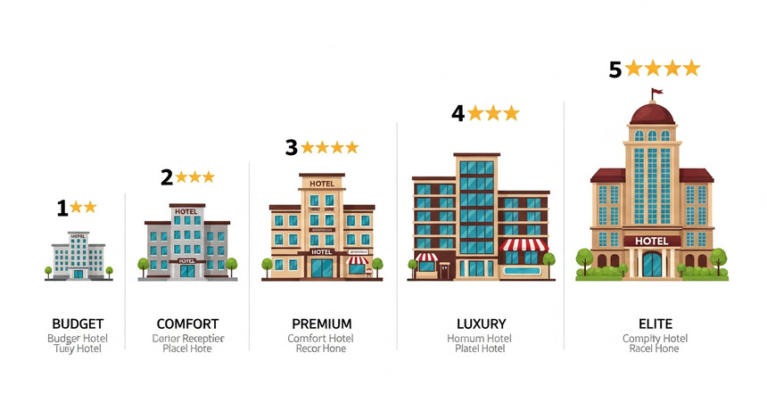 Классификация звездности отелей: оценки и рейтинги