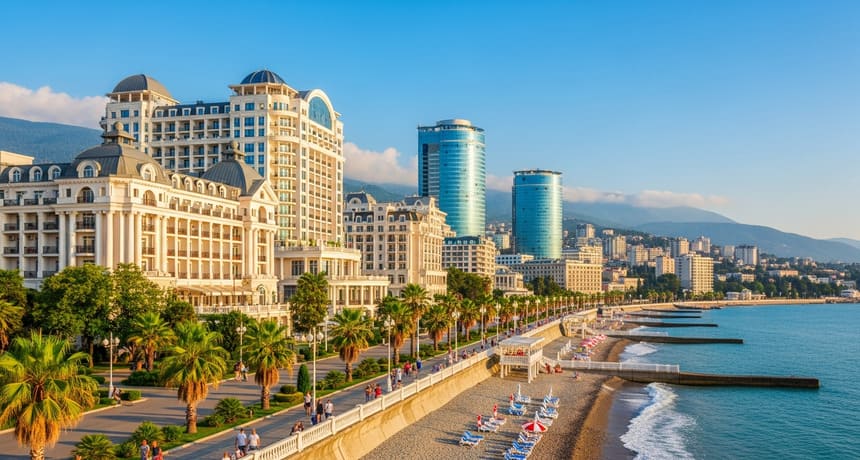 Отели Сочи загружены более чем на 90%