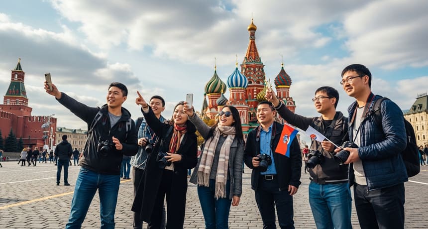Китайские туристы интересуются Россией