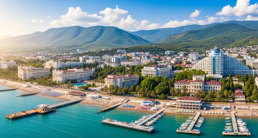 ТОП-10 популярных курортов Краснодарского края осенью 2023