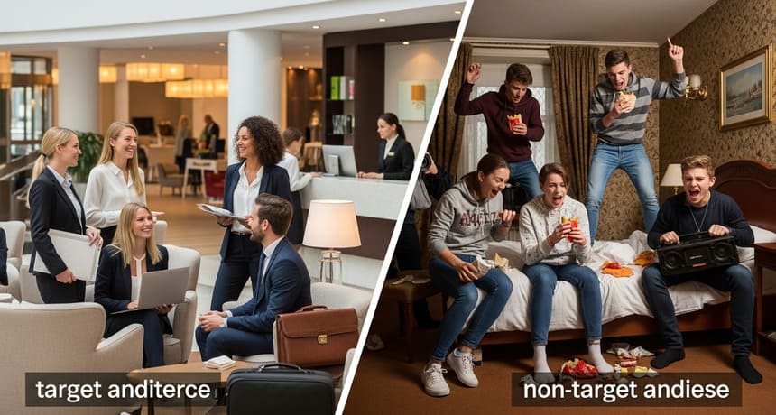 Не смешивайте целевую аудиторию отеля