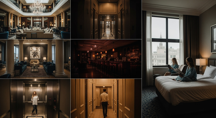 Съемка в отеле