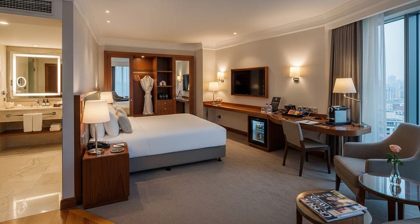 Оснащение номера в отеле