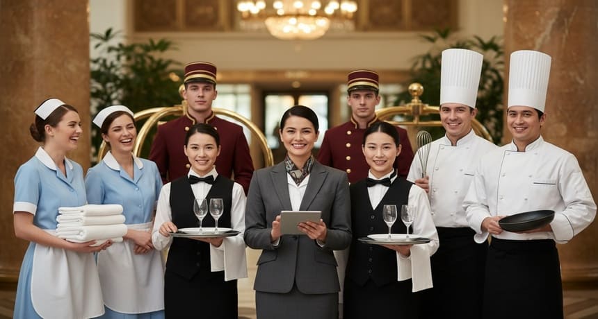 Персонал в гостинице