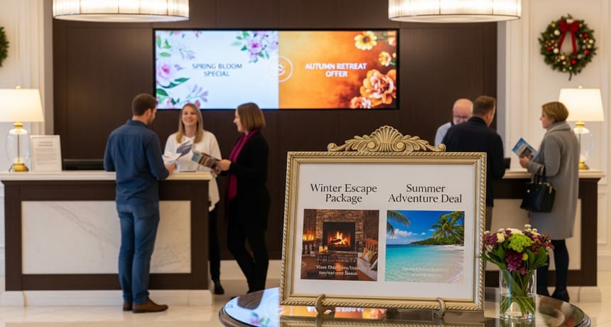 Сезонные акции для увеличения загрузки в отеле