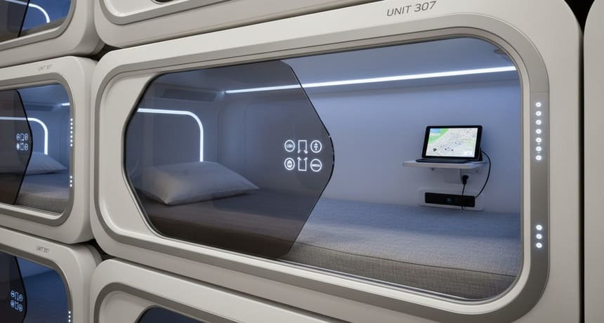 Оборудование капсульного отеля: как технологии превращают квадратные метры в прибыль