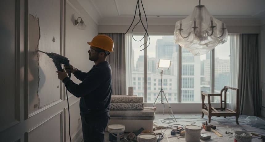 Капитальный ремонт гостиницы