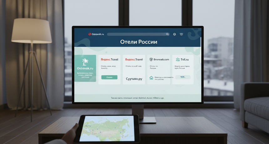 Сайты по бронированию отелей