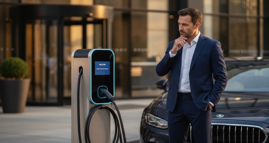 Зарядная станция в отеле