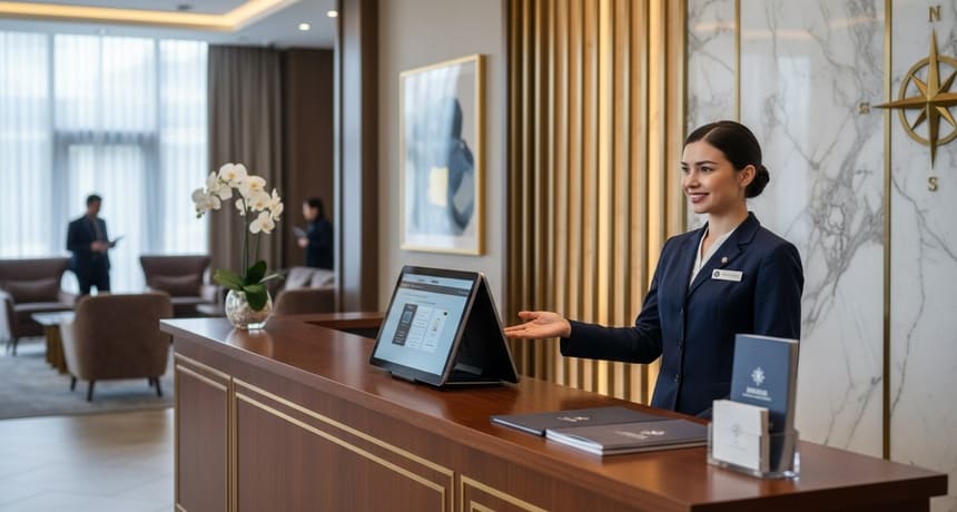 Ресепшен в отеле