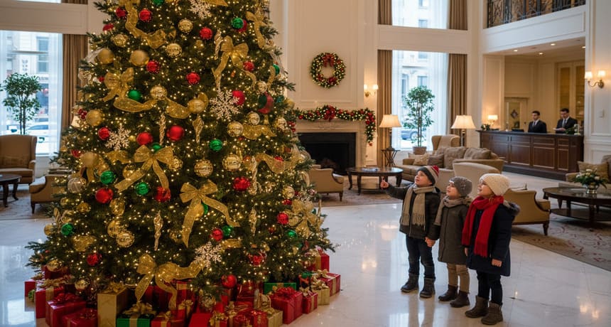 Проживание детей в гостинице в Новый Год