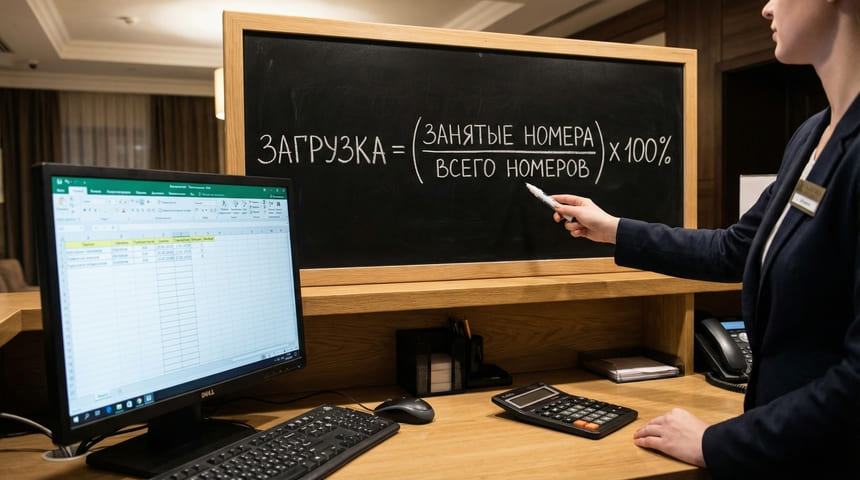 Как рассчитать загрузку гостиницы: формула, примеры и ошибки