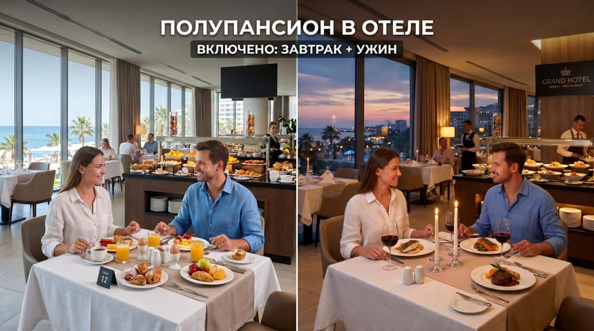 Полупансион в отеле: что это значит, как выбрать и чем отличается
